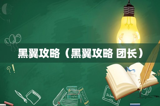 黑翼攻略（黑翼攻略 团长）